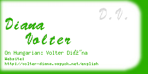 diana volter business card